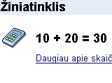 Google galimybės. Kaip naudotis skaičiuotuvu?