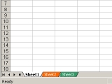 Ms Excel. Kaip nuspalvinti lapų žymeklius (tabs) skirtingomis spalvomis?