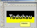 Dviejų tonų efektas tekstui su Macromedia Fireworks 8