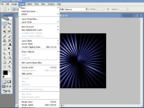 Adobe Photoshop. Spindulio efektas