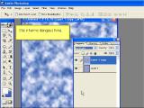 Adobe Photoshop. dangaus fono kurimas