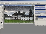 Adobe Photoshop. Kaip sukurti lietaus efektą? 