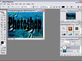 Adobe Photoshop. Kaip tekstui į foną parinkti paveiksliuką?