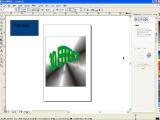 Corel Draw 12. 3D teksto efektas