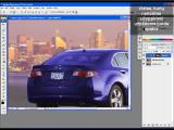 Adobe Photoshop CS3 Extended. Automobilio perdažymas