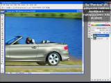 Adobe Photoshop CS3 Extended. Automobilio sužeminimas