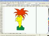 CorelDraw 12. Simpsonai - Bob: užbaigimas