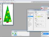 Adobe Photoshop: animuotos kalėdinės eglutės kūrimas