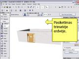 Graphisoft Archicad 10: Durų įdėjimas