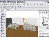 Graphisoft Archicad 10: Kėdžių parinkimas