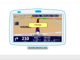 TOMTOM navigacijos kelionės tikslo nustatymas