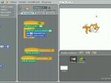 Scratch 7: Animacija (kaukės keitimas)