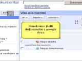 Google docs dokumentų įkėlimas