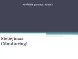 Mikrotik pamokos. 10 dalis. Stebėjimas (monitoring) I