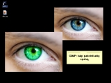 GIMP: kaip pakeisti akių spalvą