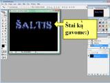 Adobe Photoshop. salcio efekto sukurimas