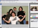 Adobe Photoshop CS3. Grazus draugu portretas panaudojant dvi nuotraukas