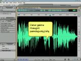 Adobe Soundbooth - dalies garso failo įterpimas į kitą