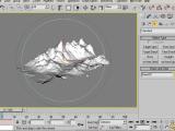 3D Studio Max. Kraštovaizdzis - kalnai (II dalis)