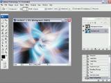 Adobe Photoshop. Abstraktus  sūkurys