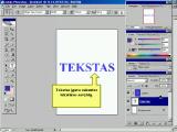 Adobe Photoshop. Tekstūros tekstui suteikimas