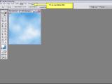 Adobe Photoshop. Debesų fonas