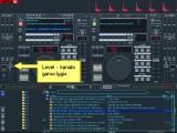 Virtual DJ. Garso lygio keitimas