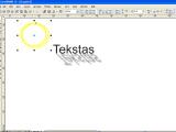 Corel Draw. Šešelių kūrimas