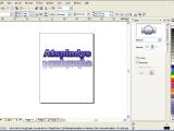 Atspindžio efekto kūrimas CorelDraw programoje