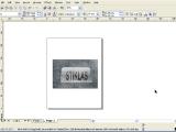 Stiklo efekto sukūrimas CorelDraw programa